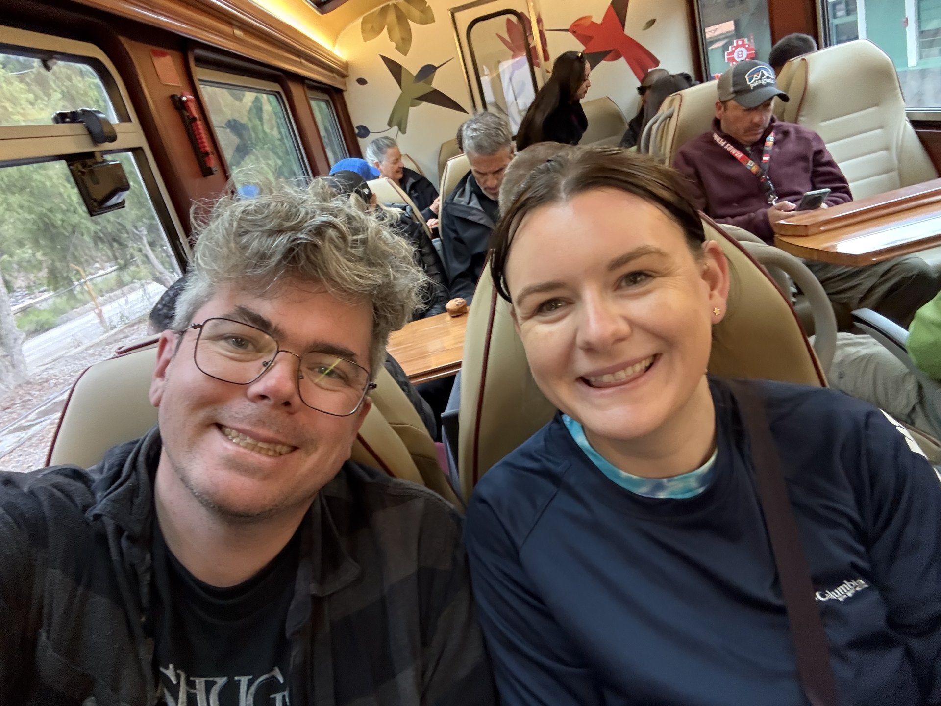 Chilling on the train